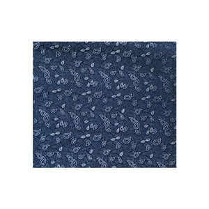 PAGAE - CHÈCHE EN COTON BLEU NUIT ET BLANC - MOTIF PAISLEY