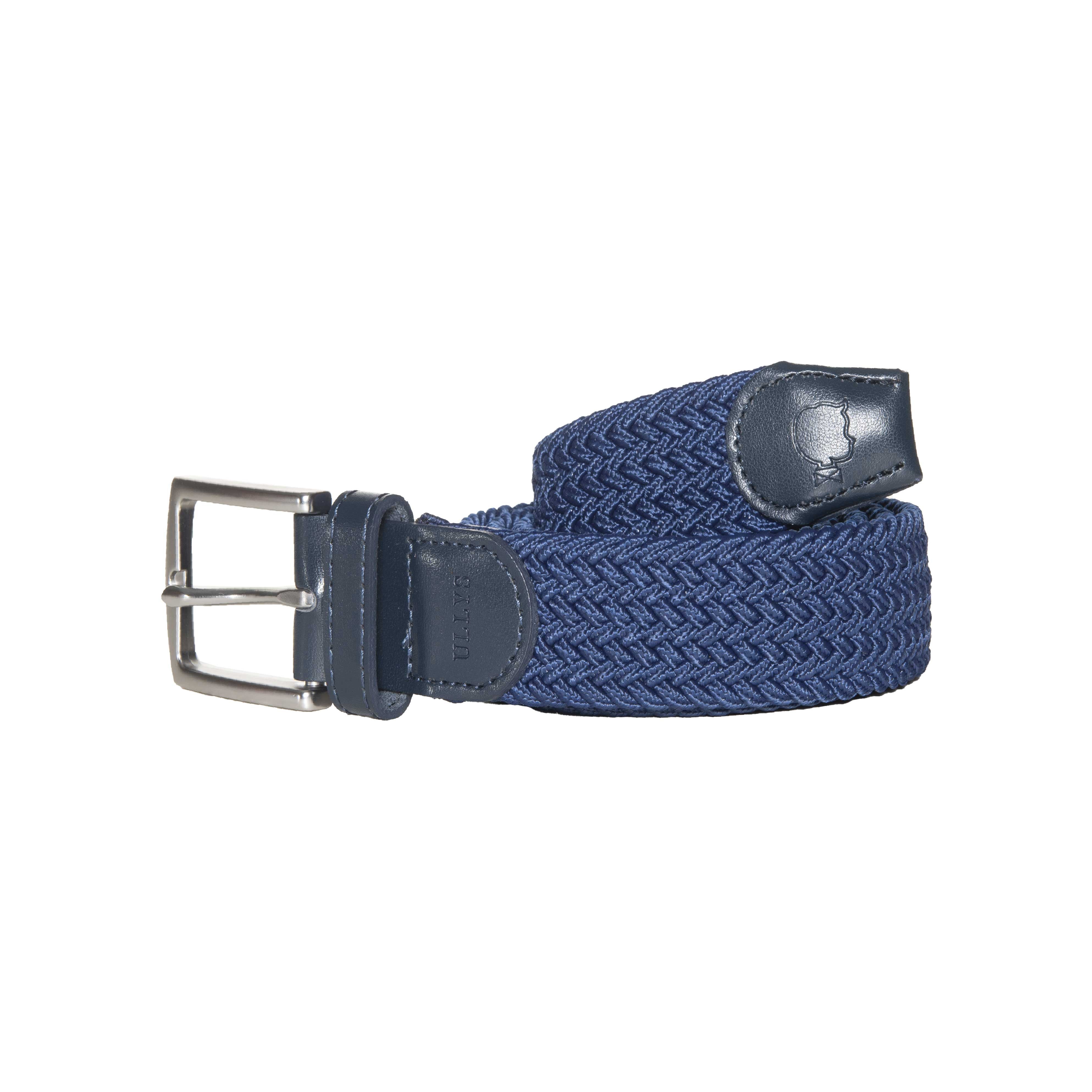 CEINTURE TRESSÉE UNIE - BLEU MARINE